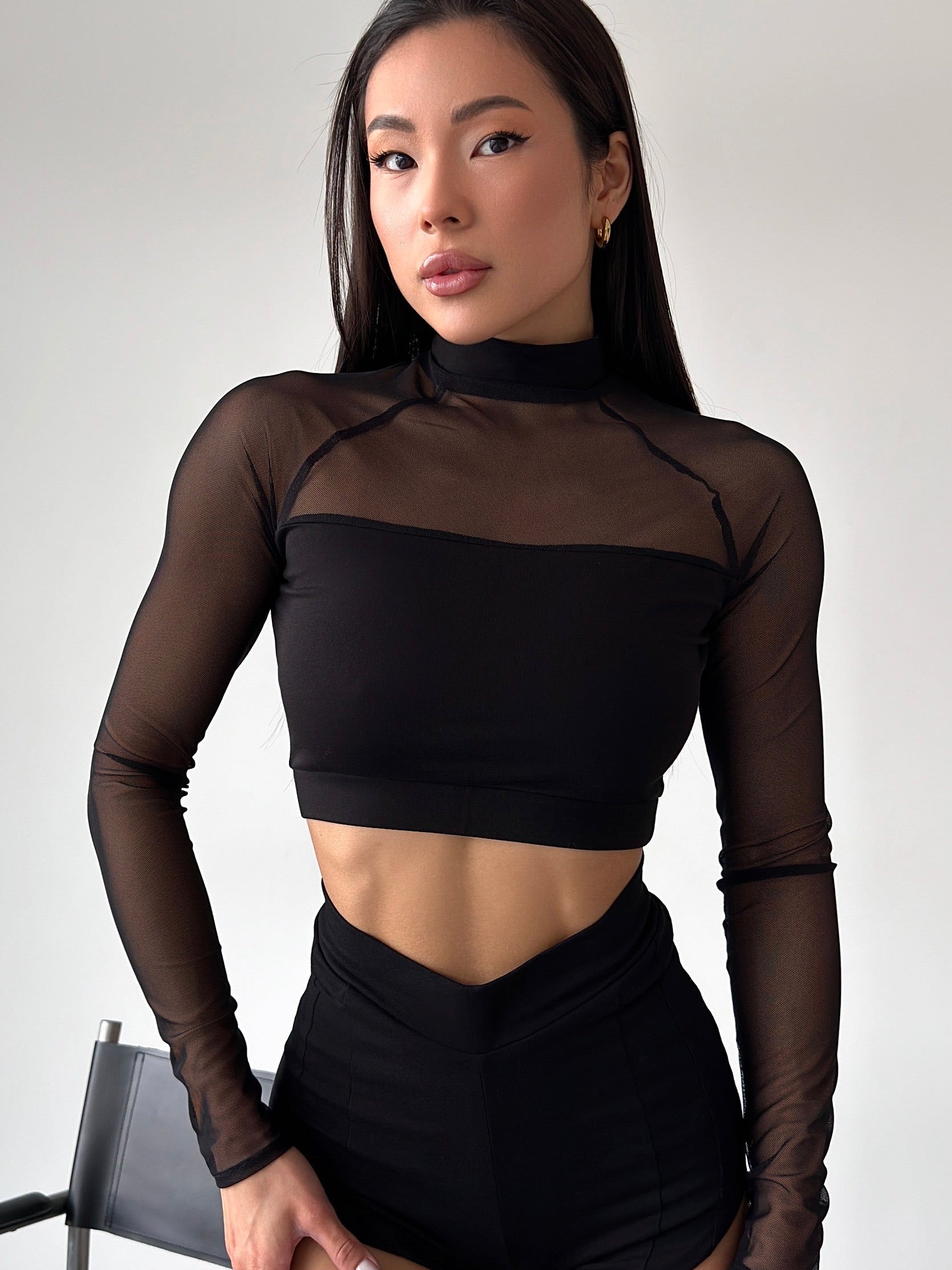 Crop top Classic Black